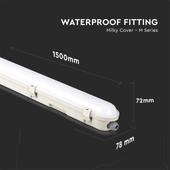 Kép 2/9 - V-TAC LED lámpa 150cm 70W IP65 hideg fehér, 120 Lm/W (M-széria) - SKU 20476