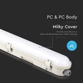 V-TAC LED lámpa 150cm 70W IP65 hideg fehér, 120 Lm/W (M-széria) - SKU 20476