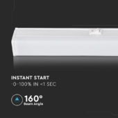 Kép 6/15 - V-TAC LED lámpa 30cm T5 4W beépített kapcsolóval meleg fehér - SKU 21689