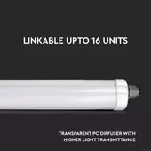 Kép 4/11 - V-TAC LED lámpa 60cm 18W IP65 hideg fehér, 120 Lm/W (G-széria) - SKU 216282