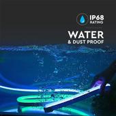 Kép 7/10 - V-TAC LED neon szalag IP68 SMD 2835 chip 126 db/m sárga - SKU 2617