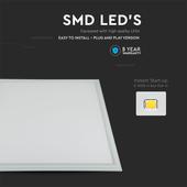 Kép 4/9 - V-TAC LED panel hideg fehér 40W 60 x 60cm, 120 Lm/W - SKU 2163411