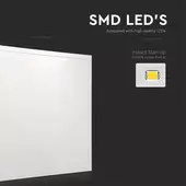 Kép 3/6 - V-TAC LED panel meleg fehér 36W 60 x 60cm, 110 Lm/W, Back-Lit - SKU 10557