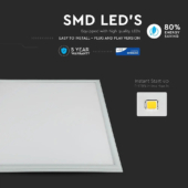 Kép 4/9 - V-TAC LED panel meleg fehér 45W 60 x 60cm - SKU 632