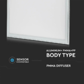 Kép 5/9 - V-TAC LED panel meleg fehér 45W 60 x 60cm - SKU 632