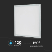 Kép 5/12 - V-TAC LED panel meleg fehér 45W 60 x 60cm - SKU 63776