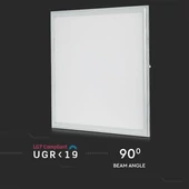 V-TAC LED panel meleg fehér UGR<19 45W 60 x 60cm - SKU 62206