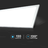 Kép 3/7 - V-TAC LED panel természetes fehér 29W 120 x 30cm - SKU 216257