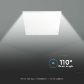 Kép 4/6 - V-TAC LED panel természetes fehér 36W 60 x 60cm, 120 Lm/W, Back-Lit - SKU 10217