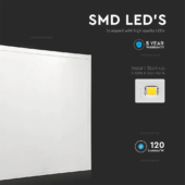 Kép 3/6 - V-TAC LED panel természetes fehér 36W 60 x 60cm, 120 Lm/W - SKU 216706