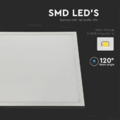 Kép 6/7 - V-TAC LED panel természetes fehér 40W 60 x 60cm - SKU 216671