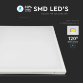 Kép 3/10 - V-TAC LED panel természetes fehér 40W 60 x 60cm - SKU 64511
