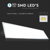 Kép 4/8 - V-TAC LED panel természetes fehér 45W 120 x 30cm - SKU 60266