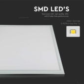 Kép 10/13 - V-TAC LED panel természetes fehér UGR&lt;19 36W 62 x 62cm, 85LM/W - SKU 2162176