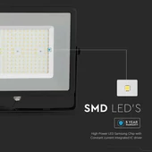 V-TAC LED reflektor 100W hideg fehér 115 Lm/W, fekete házzal - SKU 21767