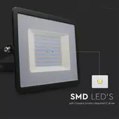 Kép 3/9 - V-TAC LED reflektor 100W hideg fehér, fekete házzal - SKU 215966