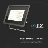Kép 5/9 - V-TAC LED reflektor 100W hideg fehér, fekete házzal - SKU 6723