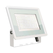 Kép 1/9 - V-TAC F-széria LED reflektor 100W meleg fehér, fehér házzal - SKU 6724