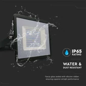 V-TAC LED reflektor 100W meleg fehér ?? Lm/W, fekete házzal - SKU 215964