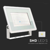 Kép 3/9 - V-TAC LED reflektor 100W természetes fehér, fehér házzal - SKU 6725