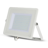 Kép 1/14 - V-TAC LED reflektor 100W természetes fehér Samsung chip, fehér házzal - SKU 21416