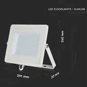 V-TAC LED reflektor 100W természetes fehér Samsung chip, fehér házzal - SKU 21416