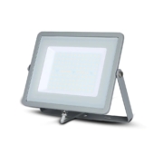 Kép 1/14 - V-TAC LED reflektor 100W természetes fehér Samsung chip, szürke házzal - SKU 21473