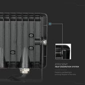 V-TAC LED reflektor 10W IP65 kék - SKU 5990