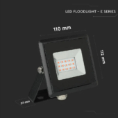 Kép 2/13 - V-TAC LED reflektor 10W IP65 piros - SKU 5989