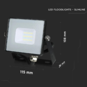 Kép 2/13 - V-TAC LED reflektor 10W meleg fehér Samsung chip - SKU 424