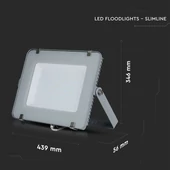 V-TAC LED reflektor 200W természetes fehér Samsung chip - SKU 484
