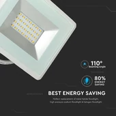 V-TAC LED reflektor 20W hideg fehér 85 Lm/W - SKU 5951