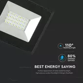 Kép 5/13 - V-TAC LED reflektor 20W IP65 zöld - SKU 5991