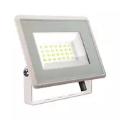 Kép 1/9 - V-TAC LED reflektor 20W meleg fehér, fehér házzal - SKU 6740