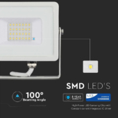 Kép 3/13 - V-TAC LED reflektor 20W meleg fehér Samsung chip - SKU 442