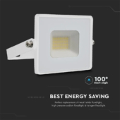 Kép 5/9 - V-TAC LED reflektor 20W természetes fehér, fehér házzal - SKU 215950