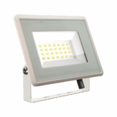 Kép 1/9 - V-TAC LED reflektor 20W természetes fehér, fehér házzal - SKU 6741
