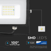 Kép 3/13 - V-TAC LED reflektor 20W természetes fehér Samsung chip - SKU 440