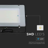 V-TAC LED reflektor 300W hideg fehér 115 Lm/W, fekete házzal - SKU 21792