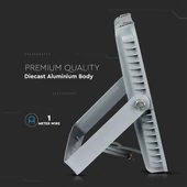 V-TAC LED reflektor 300W hideg fehér 115 Lm/W, szürke házzal - SKU 21796