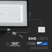 Kép 3/12 - V-TAC LED reflektor 300W hideg fehér Samsung chip - SKU 423