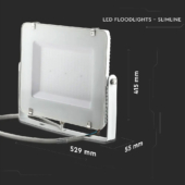 Kép 2/13 - V-TAC LED reflektor 300W hideg fehér Samsung chip - SKU 487