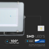 Kép 3/12 - V-TAC LED reflektor 300W hideg fehér Samsung chip - SKU 489