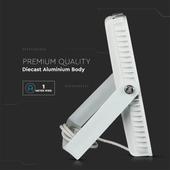 Kép 13/14 - V-TAC LED reflektor 300W természetes fehér 115 Lm/W, fehér házzal - SKU 21793