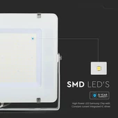 V-TAC LED reflektor 300W természetes fehér 115 Lm/W, fehér házzal - SKU 21793