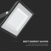 V-TAC LED reflektor 300W természetes fehér Samsung chip, fekete házzal - SKU 21422