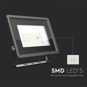 Kép 3/9 - V-TAC LED reflektor 30W meleg fehér, fekete házzal - SKU 6743