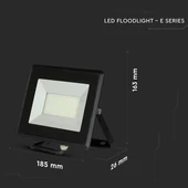 V-TAC LED reflektor 30W természetes fehér 85 Lm/W - SKU 5953