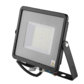Kép 1/13 - V-TAC LED reflektor 50W hideg fehér 115 Lm/W, fekete házzal - SKU 21760