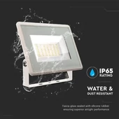 V-TAC LED reflektor 50W hideg fehér, fehér házzal - SKU 6754